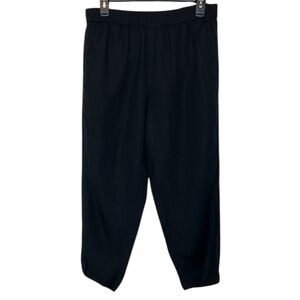 Madewell Chino Linen Black Pants Size Medium